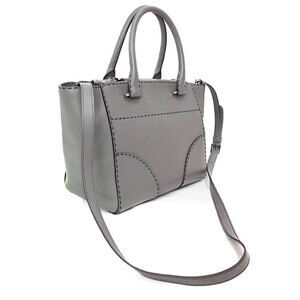 Prada Twin Pocket City Leather Tote Shoulder Bag Tan Topstitched Calf Cream